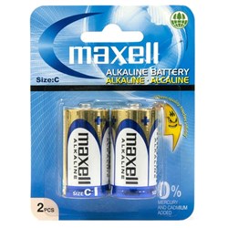 باتری متوسط  C Battery   Maxell LR14 1.5V Alkaline دوتایی157592thumbnail